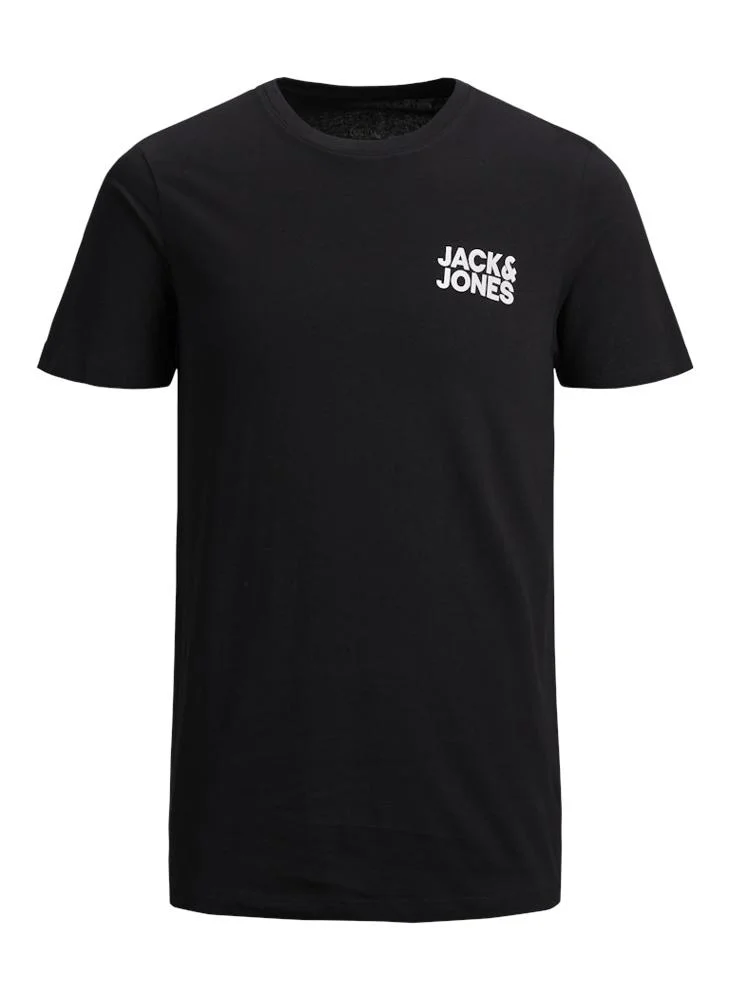 JACK & JONES Plus Size Logo Crew Neck T-Shirt