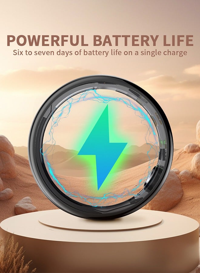 Smart Ring Oxygen Monitor, Waterproof, Pedometer, Calorie Counter, Health Sleep Tracker Ring - Image 4