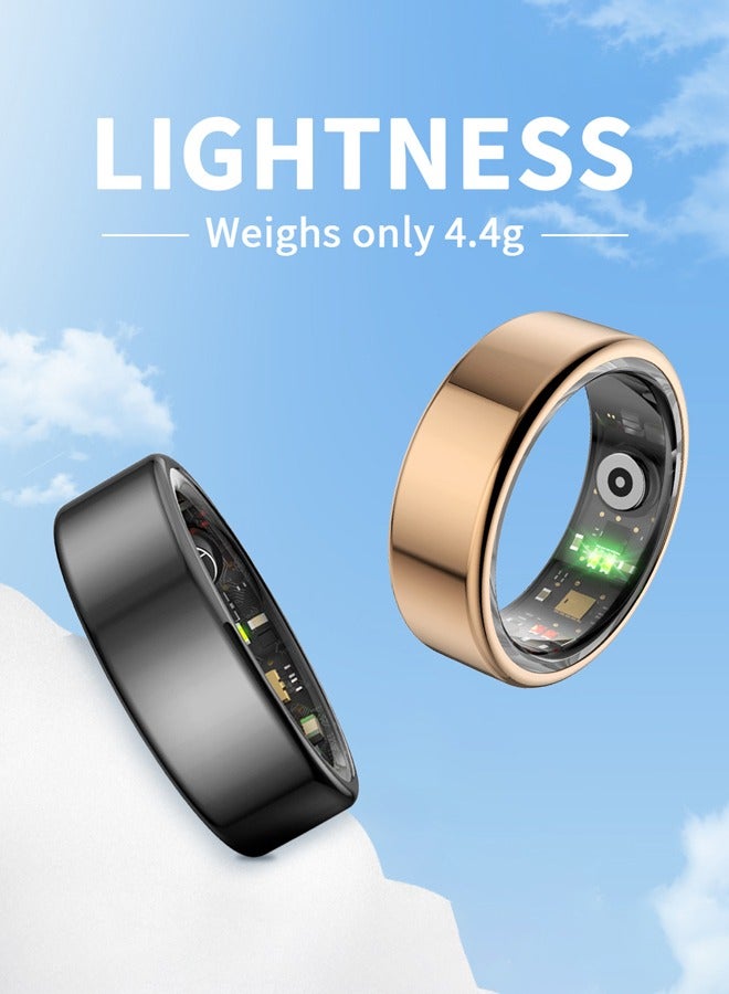 Smart Ring Oxygen Monitor, Waterproof, Pedometer, Calorie Counter, Health Sleep Tracker Ring - Image 3