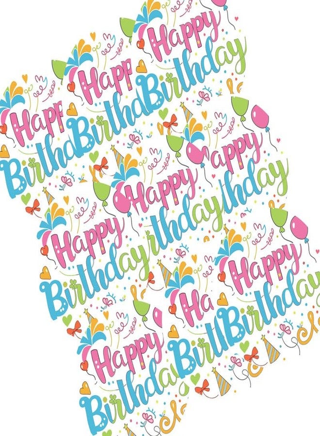 SLGIFT Vinyl Happy Birthday Theme Sticker, Self-Adhesive Vinyl Stickers, 54 Pieces, 2 x 2 Inches Round Sticker, 9 Unique Designs, R053 - Image 3