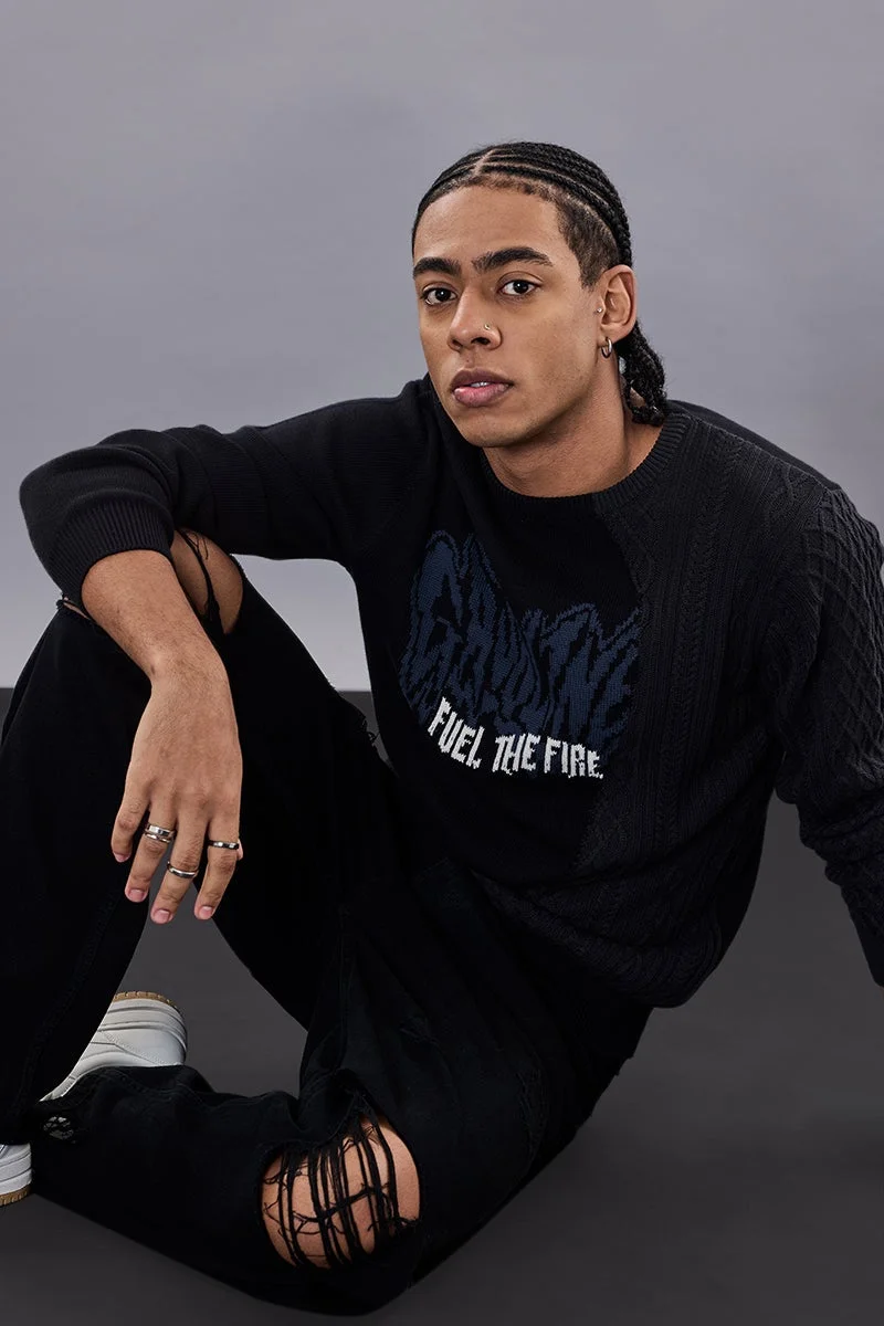 سنيتش كنزة جاكار محبوكة بنزين سناتش ريفوليوشن