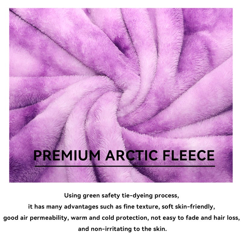 obinsm Fleece Throw Blanket Cozy Soft Lightweight Throw Blankets Warm Plush Purple Fall Blankets and Throws Couch Sofa Bed Camping Travel Picnic Outdoor Blanket Bedding Kid Baby Boys Girls Adults 50x70 in - Image 4