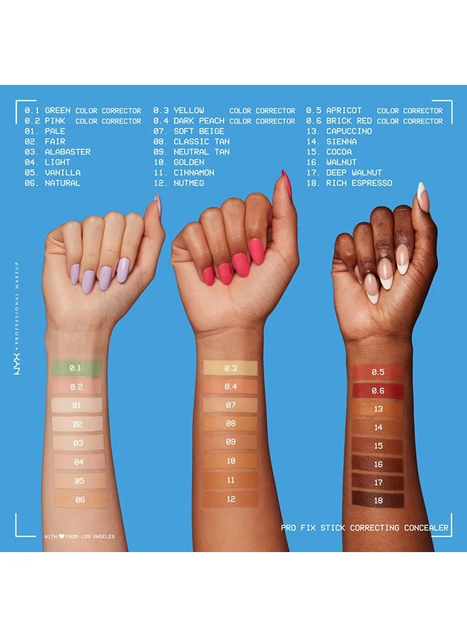 NYX PROFESSIONAL MAKEUP Pro Fix Stick Correcting Concealer - Brick Red