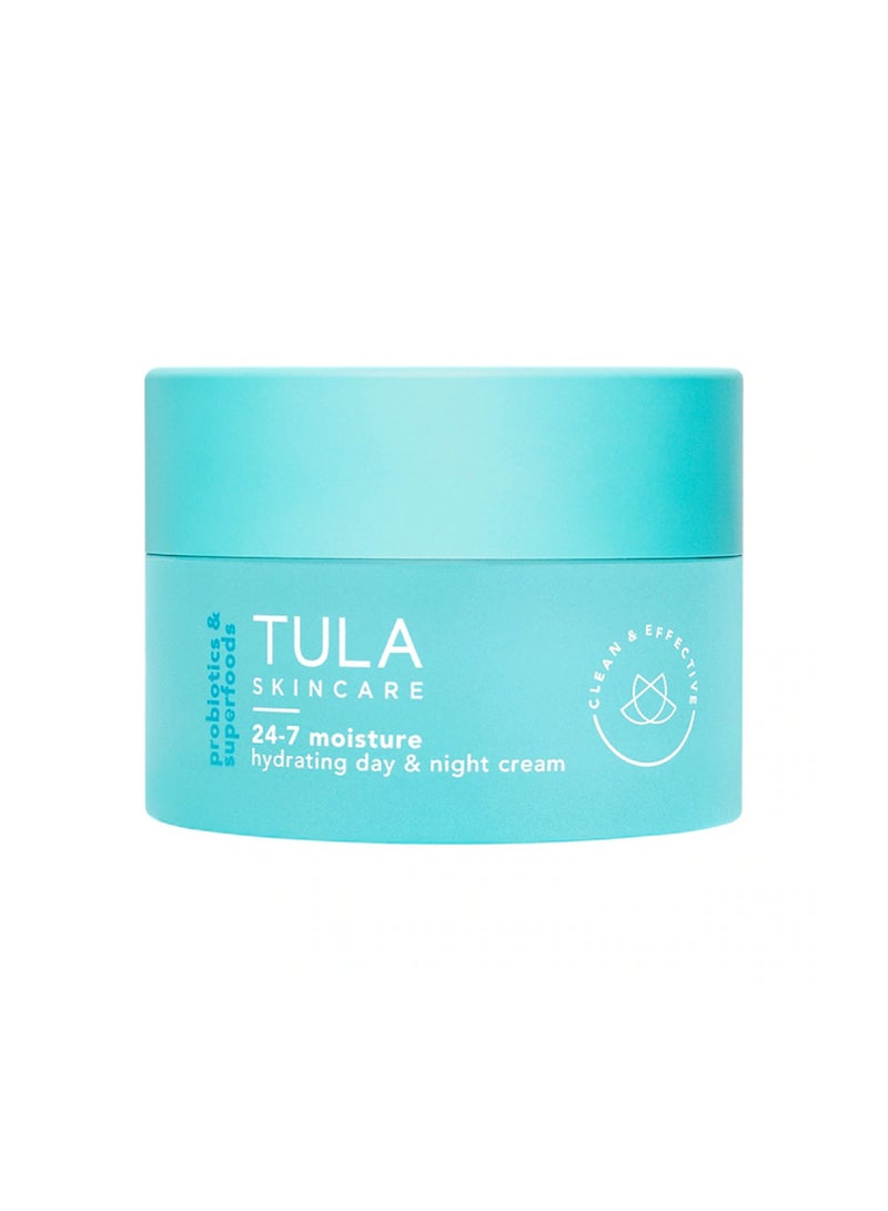 TULA كريم ترطيب يومي و ليلي 24-7 من تولا للعناية بالبشرة 15 جرام
