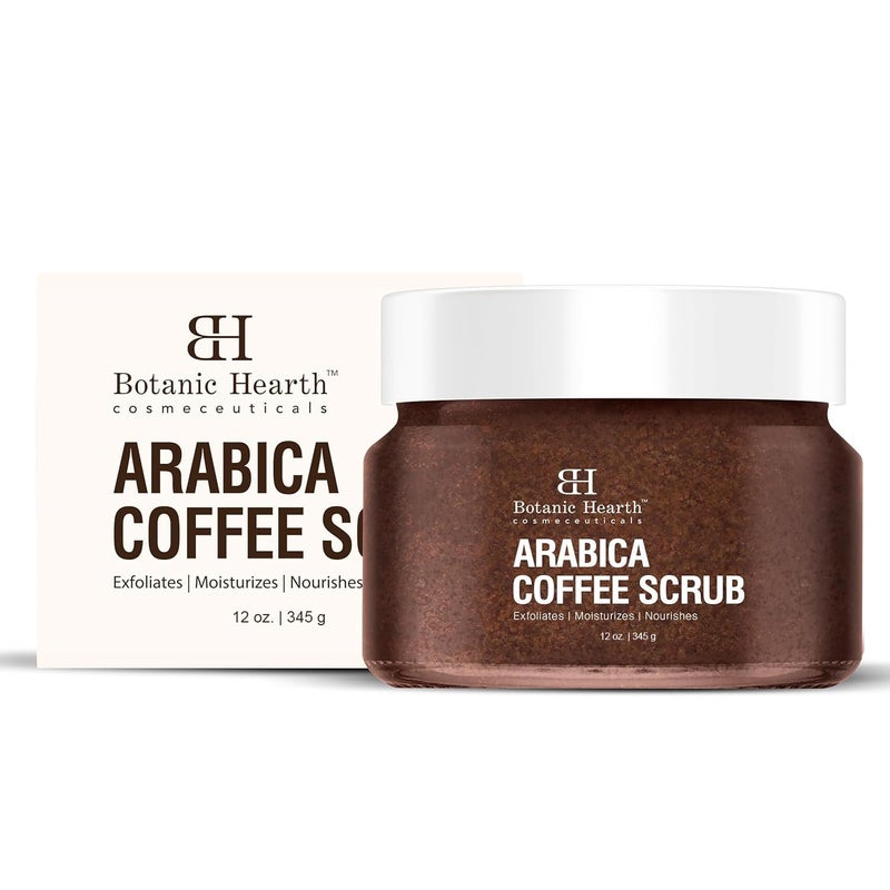 Botanic Hearth Arabica Coffee Body Scrub Exfoliating Body Scrub Act As Body Exfoliator & Helps with Moisturizing Skin, Acne, Cellulite, Dead Skin Scars, Wrinkles 12 Oz - Image 3