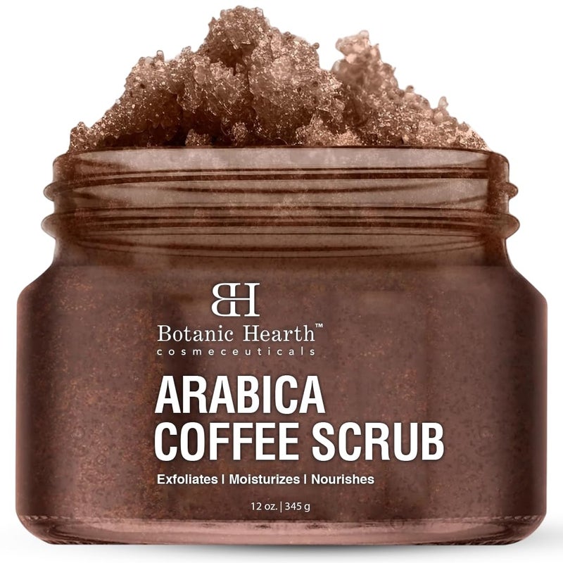 Botanic Hearth Arabica Coffee Body Scrub Exfoliating Body Scrub Act As Body Exfoliator & Helps with Moisturizing Skin, Acne, Cellulite, Dead Skin Scars, Wrinkles 12 Oz - Image 1