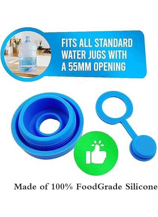 Generic Gallon Water Bottle Replacement Water Bottle Snaps, Non Spill Cap (2pcs)  - Image 2