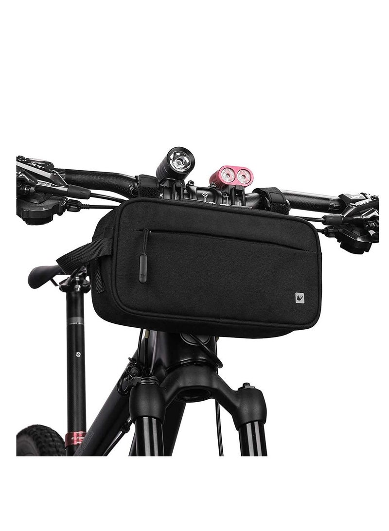 SYOSI Bike Handlebar Bag, Multifunctional Waterproof Mountain Crossbar Front Bag Road Basket Bicycle Frame Waist Shoulder Professional Cycling Accessories  - Image 1