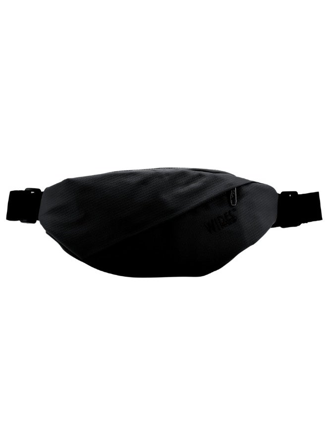 Wires Wires Fanny Pack for Men & Women | Unisex Waist Bag | Waist Pack for Men & Women with Adjustable Strap for Sports, Marathon, Gym, Casual, Hiking & Cycling | Fanny Bag for Traveling, Outdoor (Black)  - Image 2