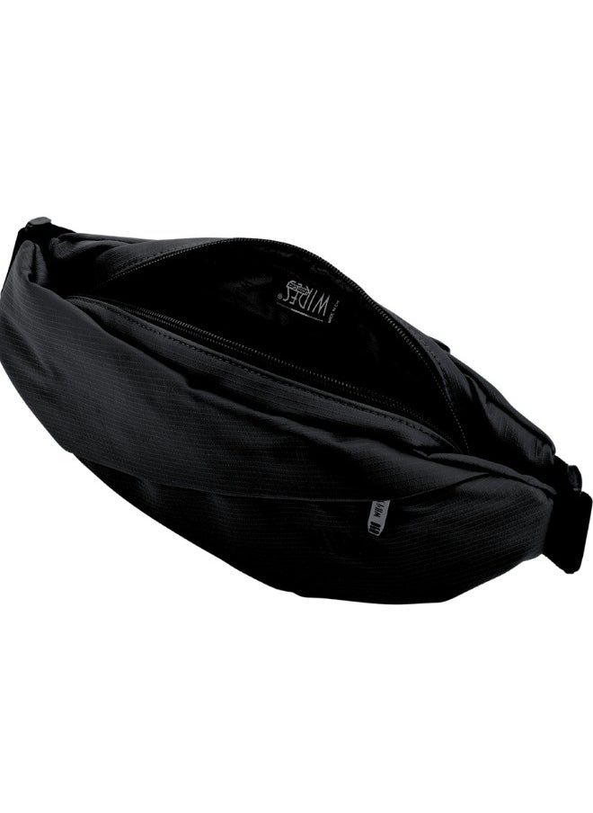 Wires Wires Fanny Pack for Men & Women | Unisex Waist Bag | Waist Pack for Men & Women with Adjustable Strap for Sports, Marathon, Gym, Casual, Hiking & Cycling | Fanny Bag for Traveling, Outdoor (Black)  - Image 3