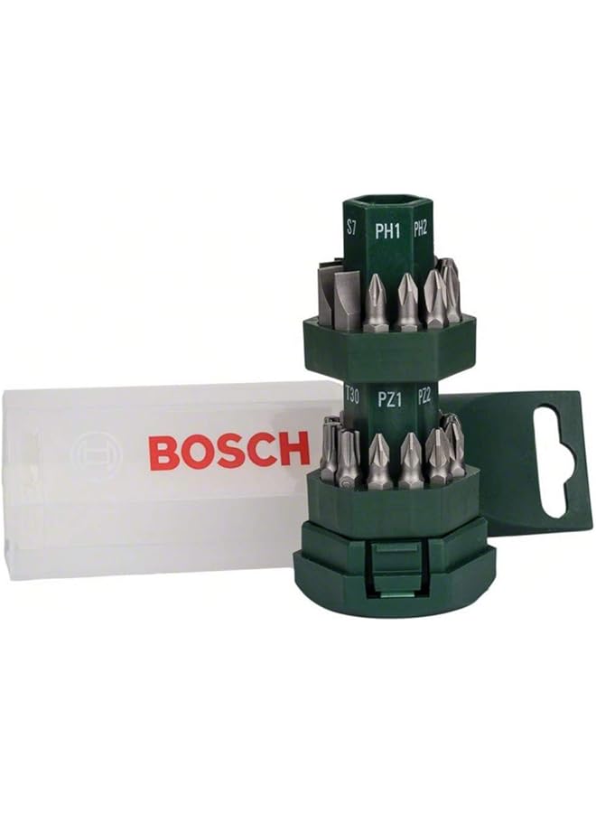 BOSCH Big Bit 25 Pcs Screwdriver Bit Set - Image 1