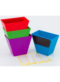 Learning Resources Magnetic Create-a-Space Storage Bins (Set of 4)  - Image 3