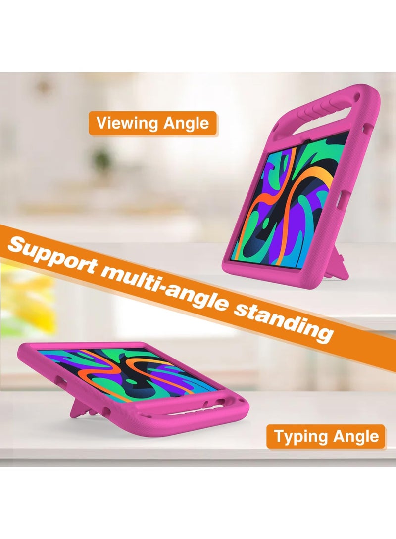 Cover for Lenovo Tab M11 2023 TB-330FU TB-330XU/Lenovo Xiaoxin Pad 2024 TB-331FC 11 Inch Tablet Case for Kids Durable Lightweight EVA Shockproof Protective Handle Stand Cover (Pink) - Image 3