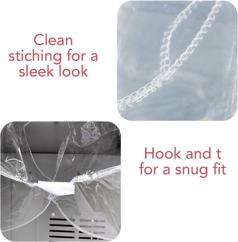 LAMINET Crystal Clear Heavy-Duty Waterproof Plastic Outdoor Furniture Cover - 60 Inches Gas Grill Cover - 3 Season Protection - Keep Rain, Snow & Debris Off! Premium Protection at Economy Price! - Image 5