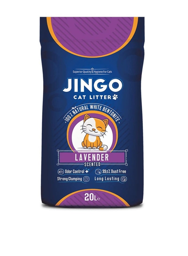 Jingo cat liter lavender 20L