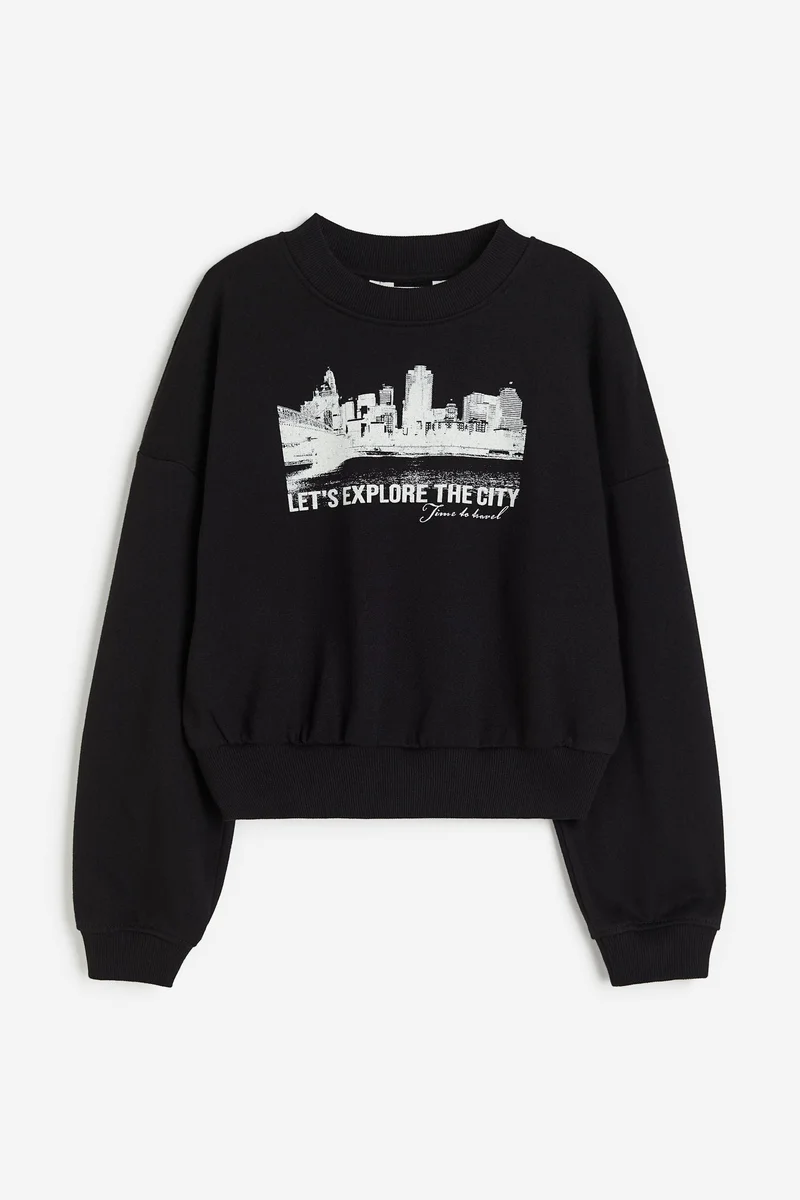H&M Youth Graphic Print Sweatshirt