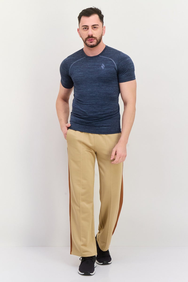 SKECHERS Men Sportswear Fit Short Sleeves Training T-Shirt, Slate Blue - Image 4