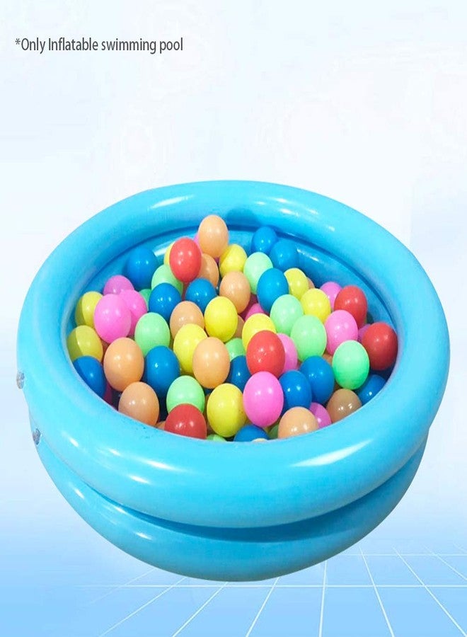 CALIDAKA Inflatable Swimming Pools for 0-3 Years, Inflatable Kiddie Paddling Pools, Blow Up Large Lounge Pools Outdoor Inflatable Swimming Pool (Blue) - Image 2