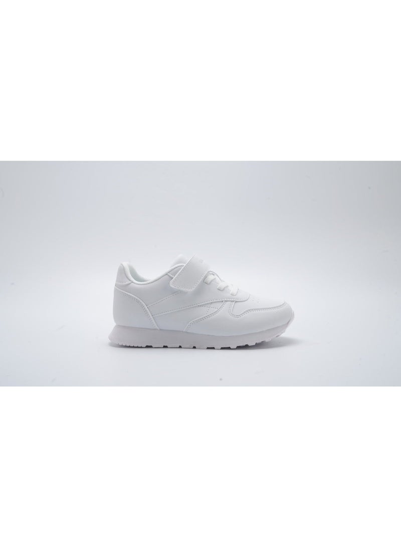Lumberjack Unisex Kids School Shoes White Hook & Loop Strap Lightweight Running Sneakers for Boys & Girls - Image 2