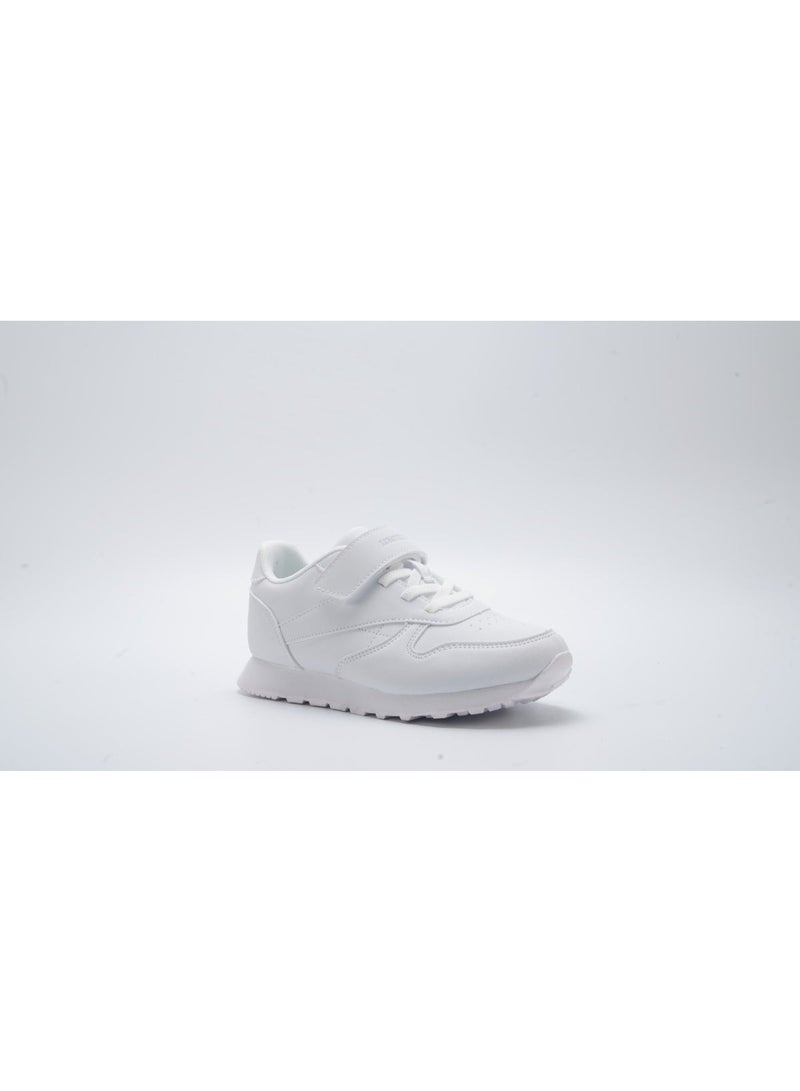 Lumberjack Unisex Kids School Shoes White Hook & Loop Strap Lightweight Running Sneakers for Boys & Girls - Image 1