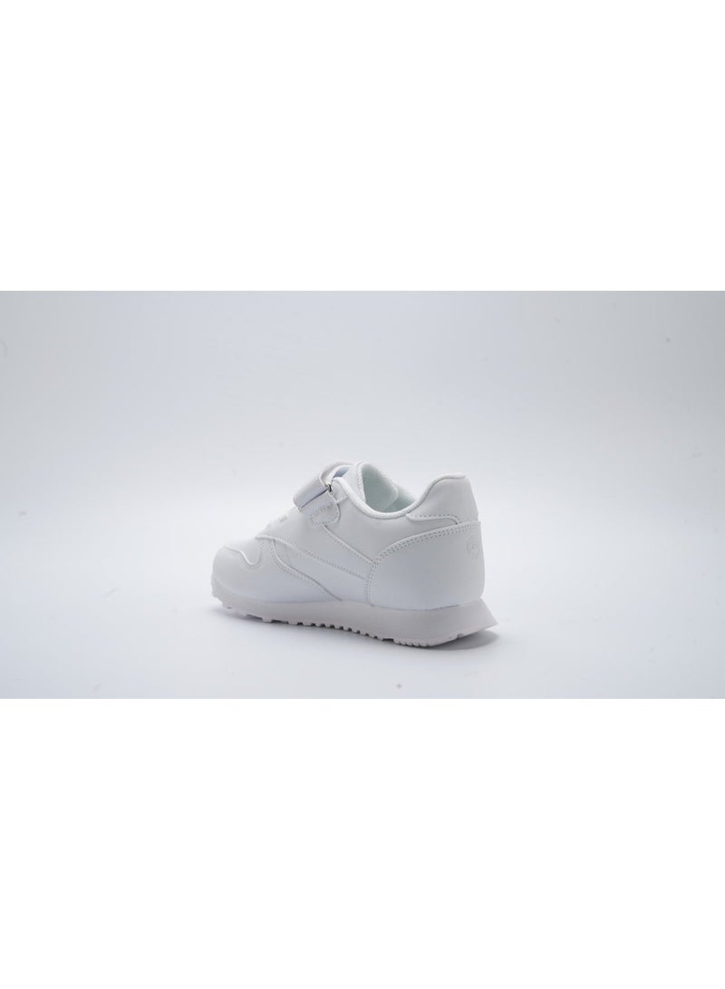 Lumberjack Unisex Kids School Shoes White Hook & Loop Strap Lightweight Running Sneakers for Boys & Girls - Image 3