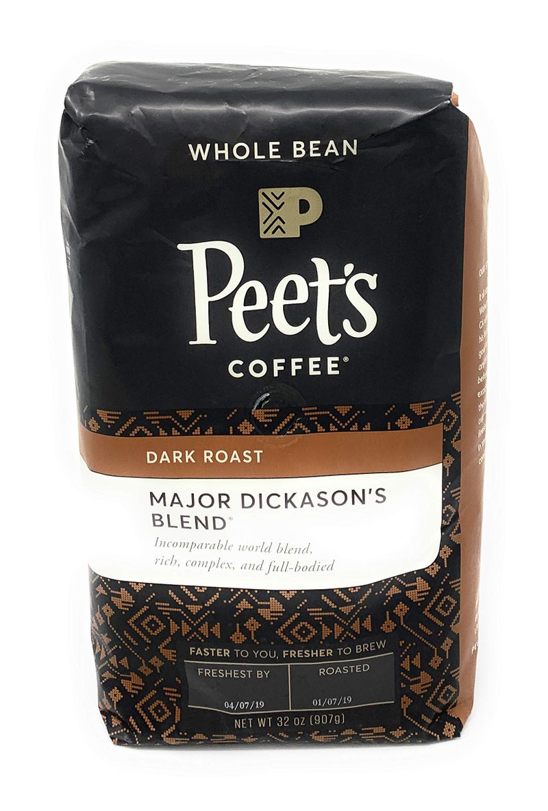 Peet's Coffee Peets Coffee, Major Dickason's Blend, Whole Bean 32oz - Image 1