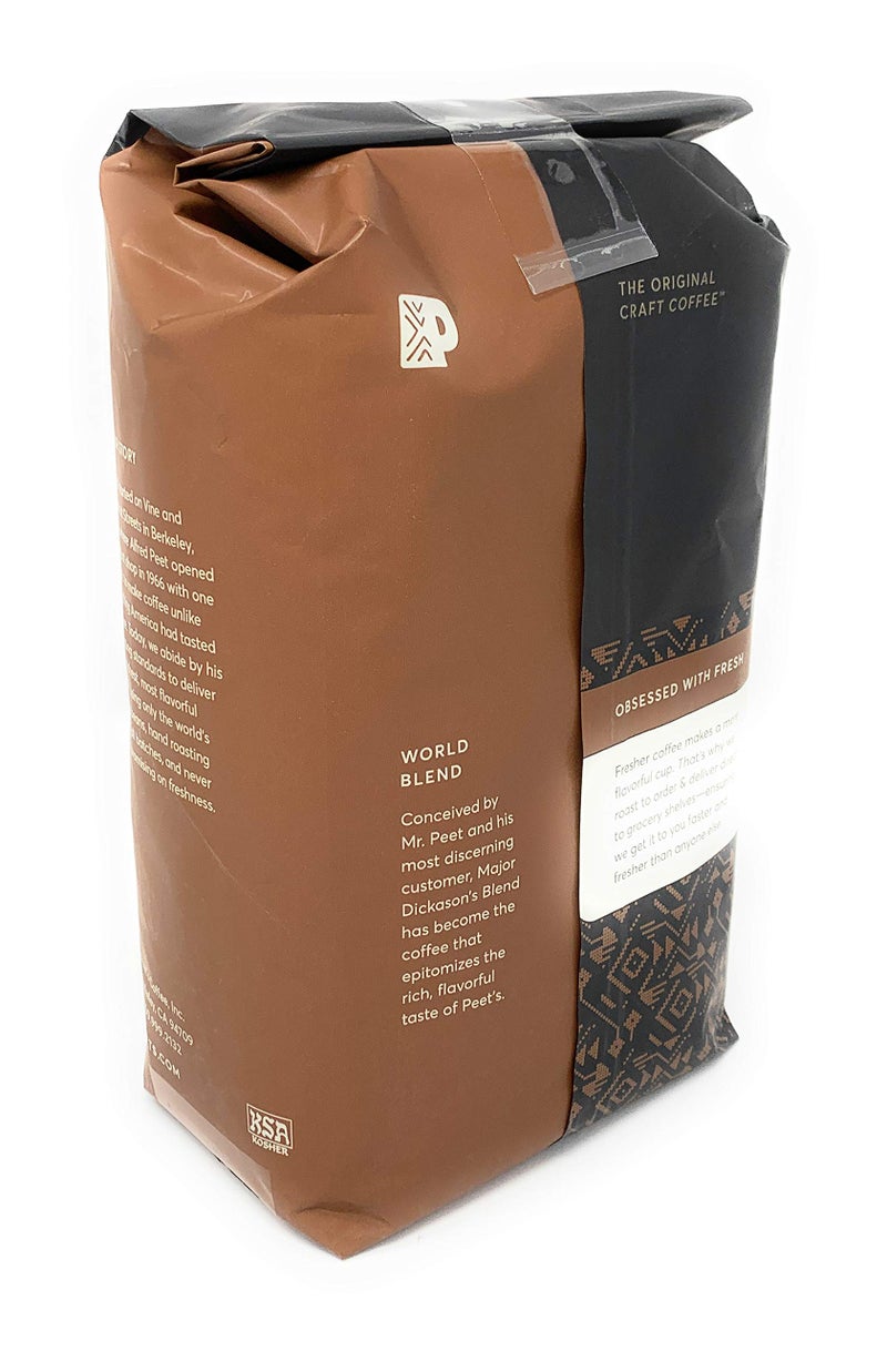 Peet's Coffee Peets Coffee, Major Dickason's Blend, Whole Bean 32oz - Image 5
