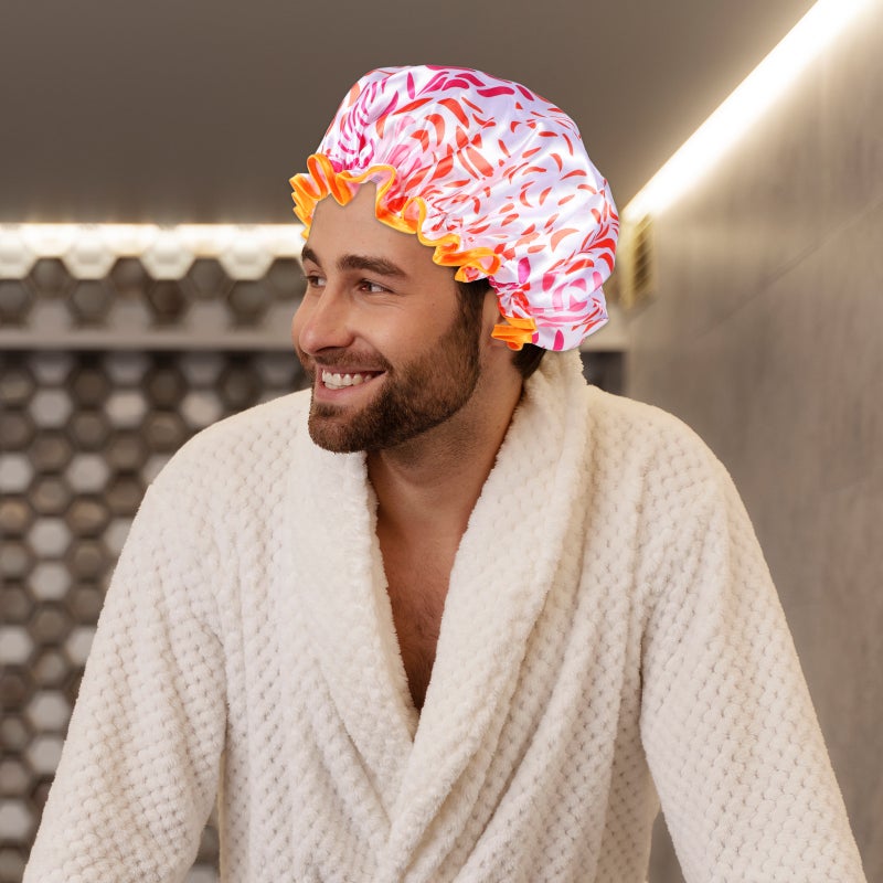 🚽 غطاء استحمام كبير جدا بطبقتين للراحة والأمان مناسب للاستحمام - Image 2