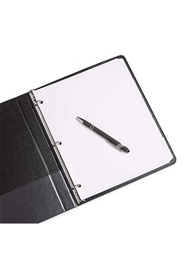 بلو سوميت سابلايز فواصل ملفات بيضاء من Blue Summit بحافة معززة، علامات تبويب مقطوعة بقياس 1/5، 100 فاصل، فواصل قابلة للطباعة بثلاث فتحات للمجلدات، 20 مجموعة - Image 5