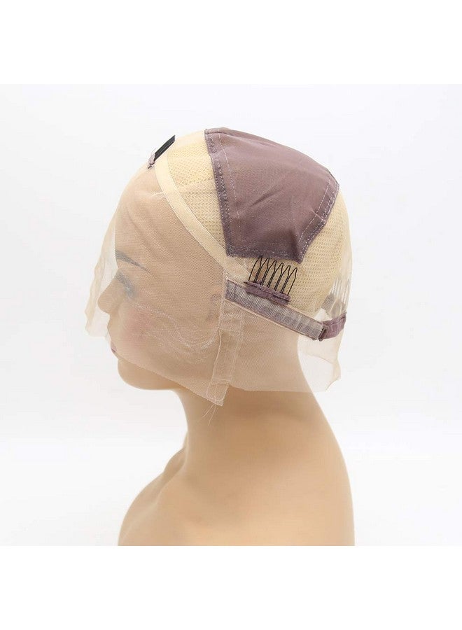 BTWTRY Transparent Full Lace Wig Caps for Making Wig with Adjustable Straps Medium Size 22.5inch DIY Wig Accessories (Full Lace Wig Cap, Transparent) - Image 2
