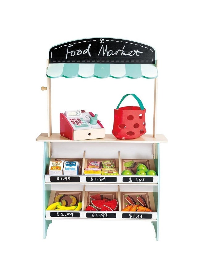 Hape مجموعة ألعاب سوق المزارعين من هابي بلاي إيسينشالز (62 قطعة) - Image 2