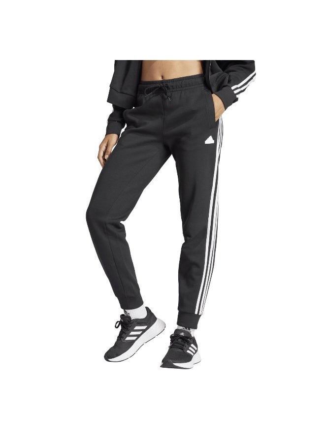 Adidas Adidas W Fi 3S Reg Pt Black Training Pants For Women Xs  - Image 3