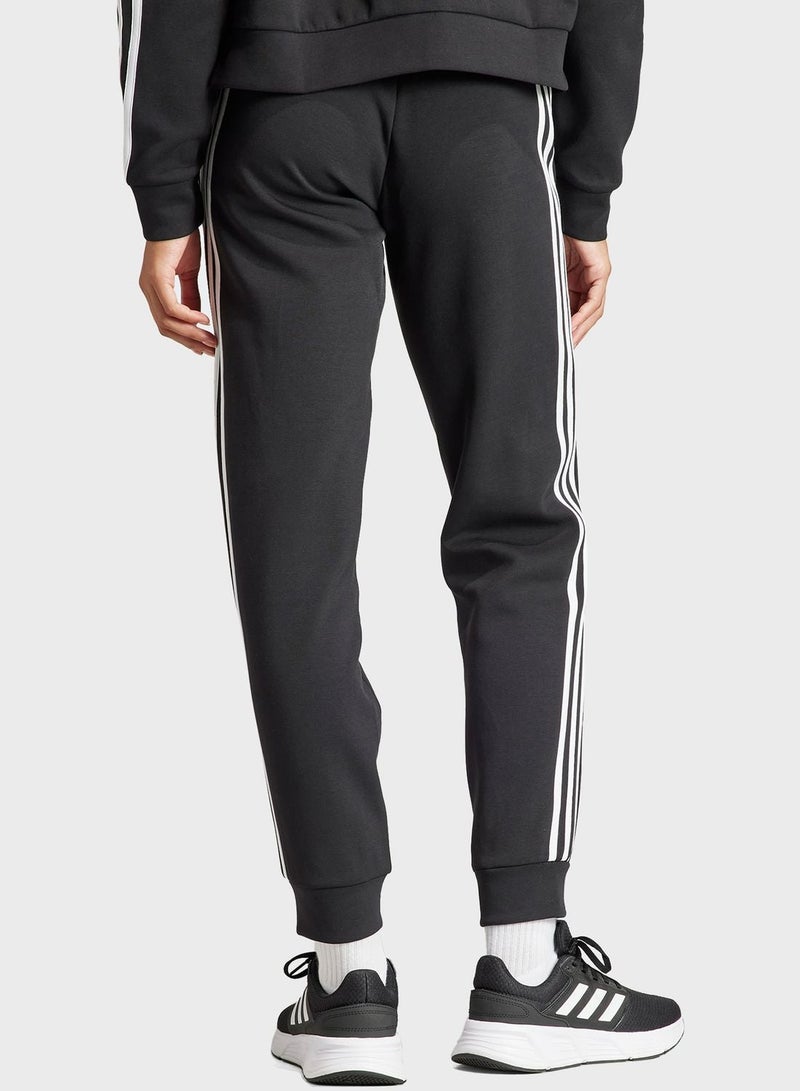 Adidas W Fi 3S Reg Pt Black Training Pants For Women Xs - Image 2