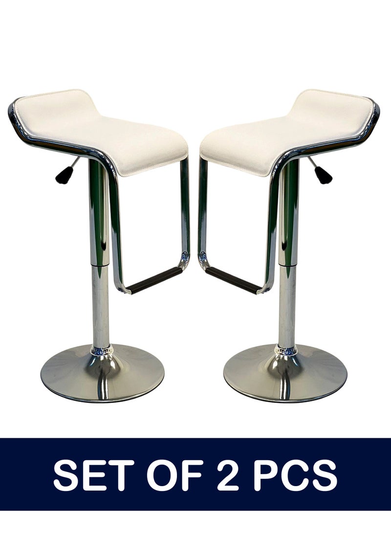 Living SET OF 2 Modern Adjustable Height Counter Barstools  - Image 2