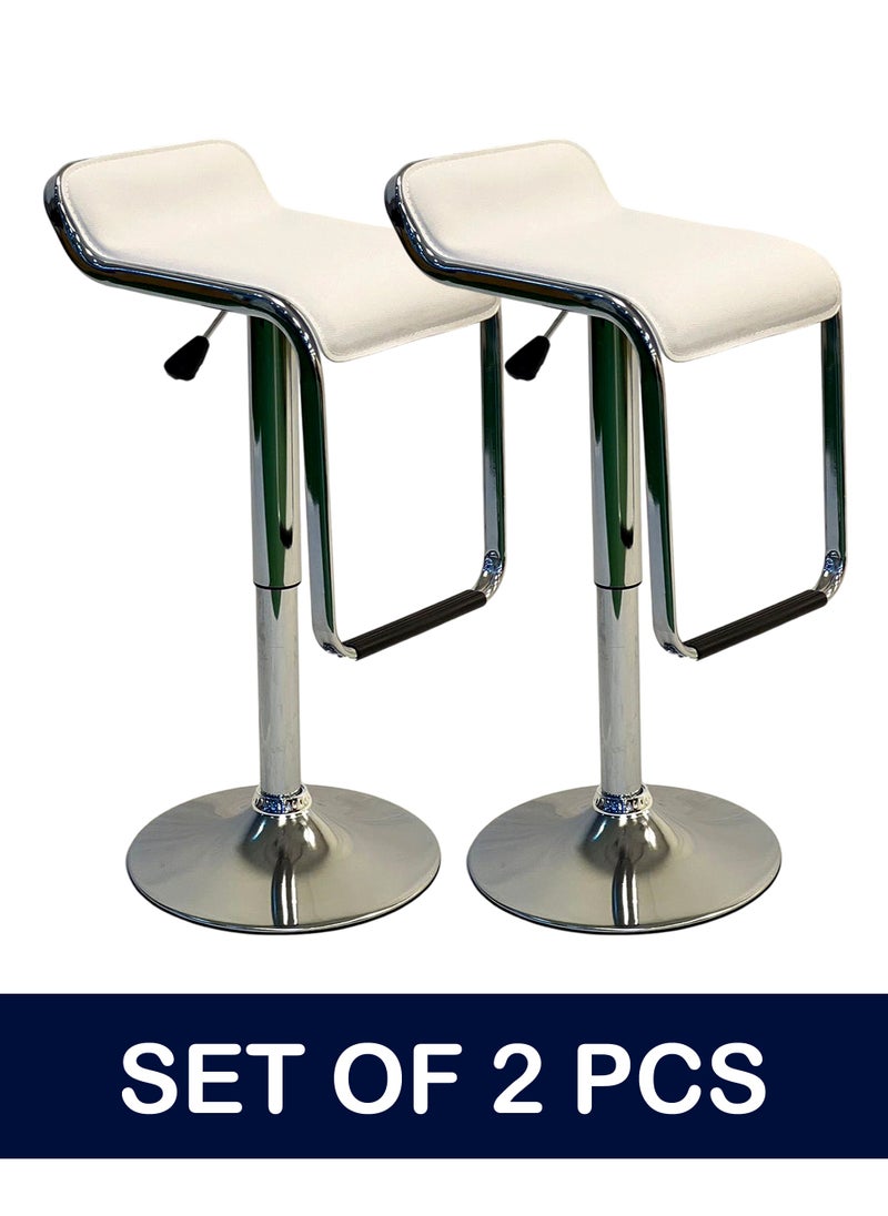 Living SET OF 2 Modern Adjustable Height Counter Barstools  - Image 1