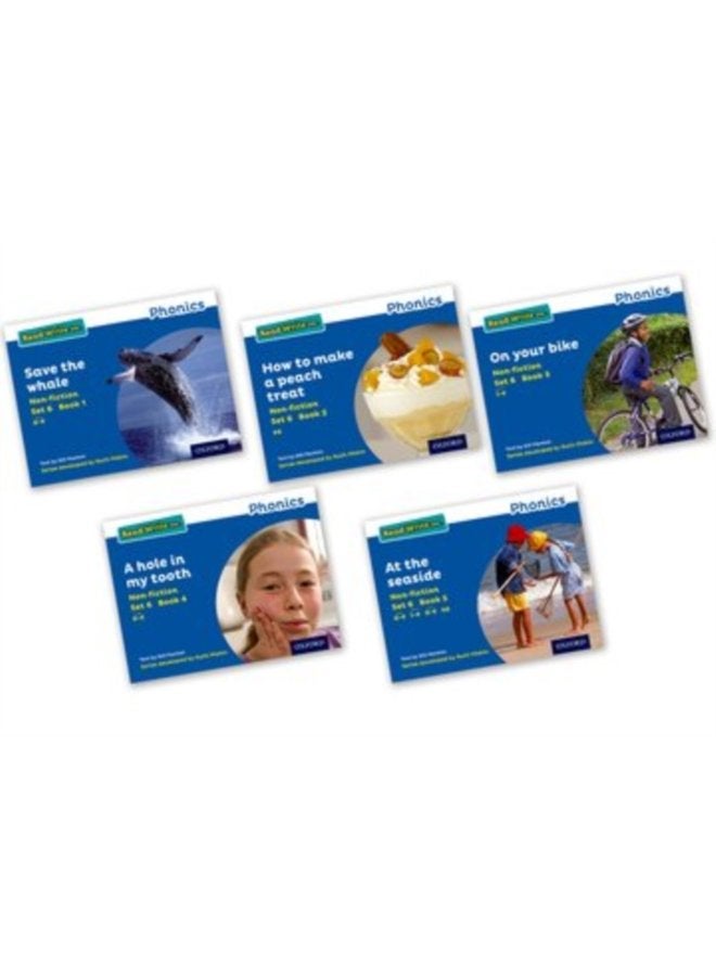 Read Write Inc Phonics Blue Set 6 Non fiction books Mixed Pack of 5 - Paperback