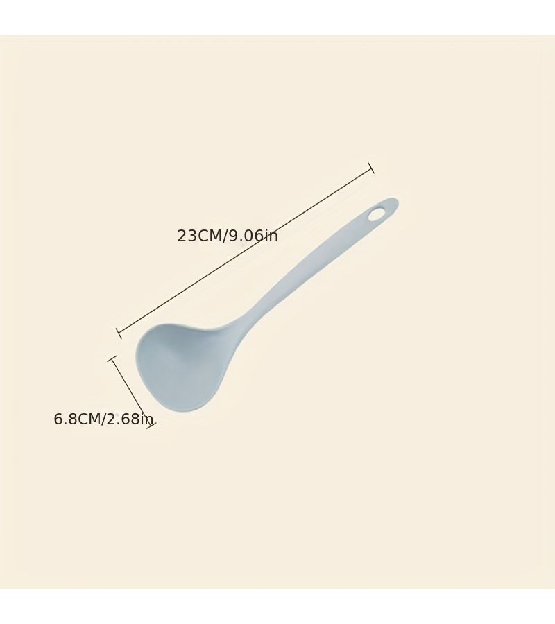 Thickened Soup Spoons 4pcs Random Color Suitable For Kitchen Family Gatherings Outdoor Camping Dining Portable Tableware - Image 2