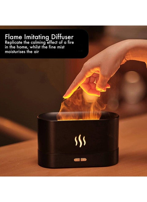 Luminous Relaxing Diffuser - Fire Effect, Aromatherapy, LED Light