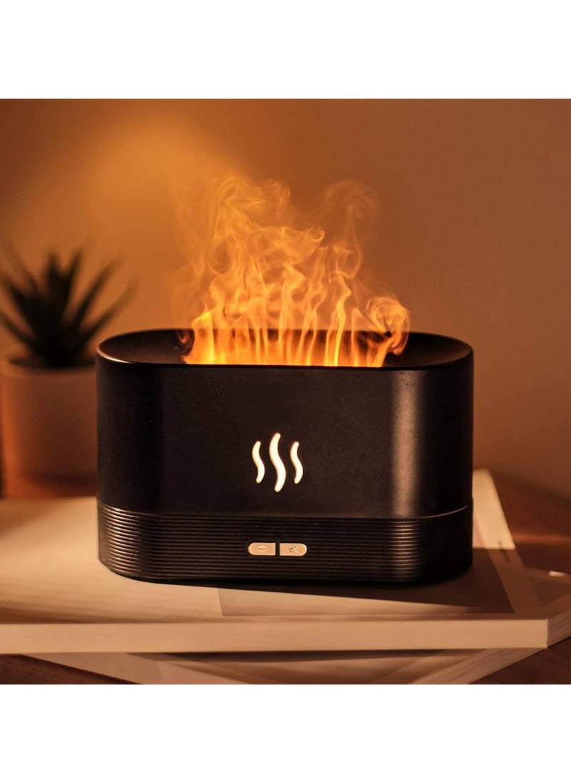 Luminous Relaxing Diffuser - Fire Effect, Aromatherapy, LED Light