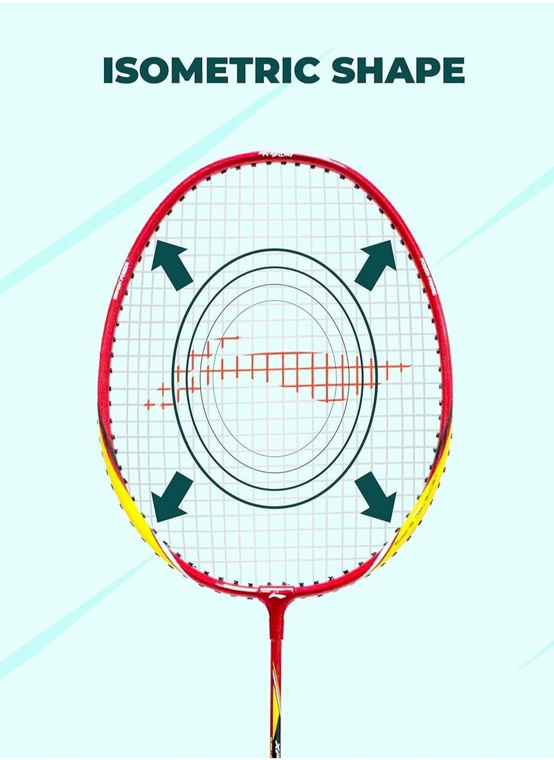 Li-Ning - Ning-Xp 900 (Pv) (Red/Orange) Badminton Racket With Cover - Image 1