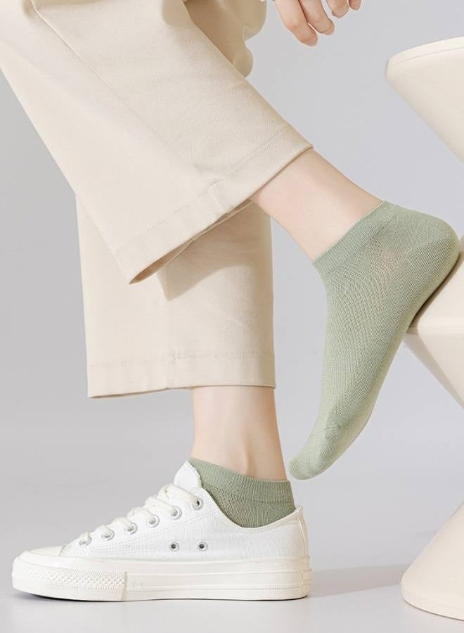 جوارب شبكية قطنية قابلة للتنفس للنساء - 10 أزواج، خفيفة ومريحة للربيع والصيف - Image 5