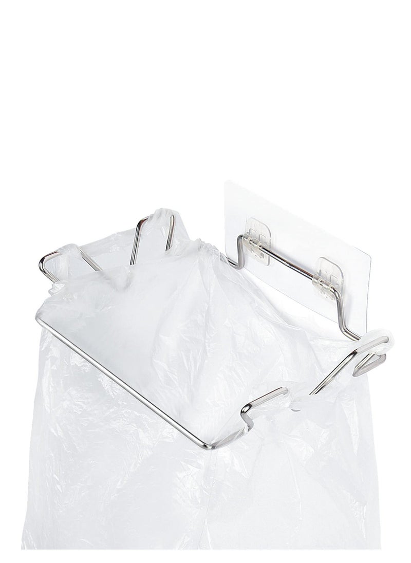 Generic - Trash Bag Holder, Large Stainless Steel Trash Bag Holder for Kitchen Cabinets Doors and Cupboards, Under Sink Bag Holder, Garbage Bag Holder, Kitchen Waste Can, Kitchen Trash Cans - Image 1