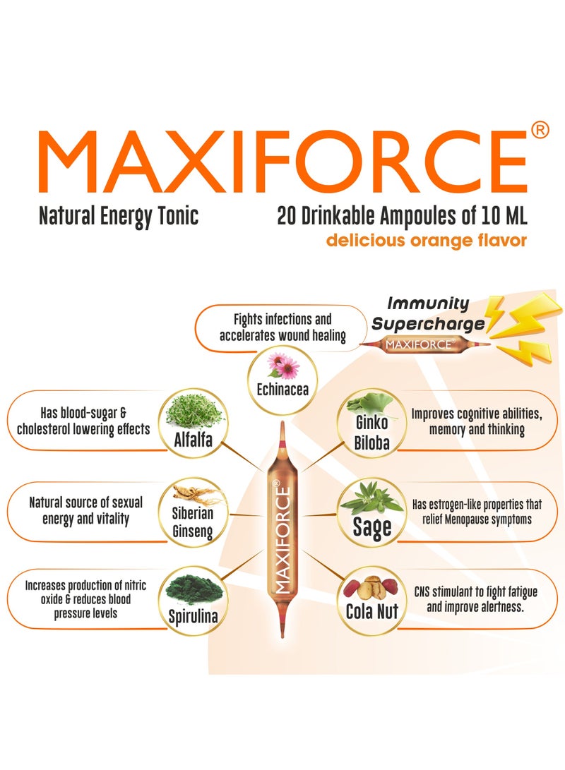 Maxiforce HOMEOCAN Maxiforce Drinkable Ampoules - Image 2