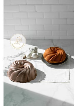 Nehir Tart Bouquet Rose Gold Casting Cake Mold 26 cm 26CM Pink Casting 1 Piece  - Image 1