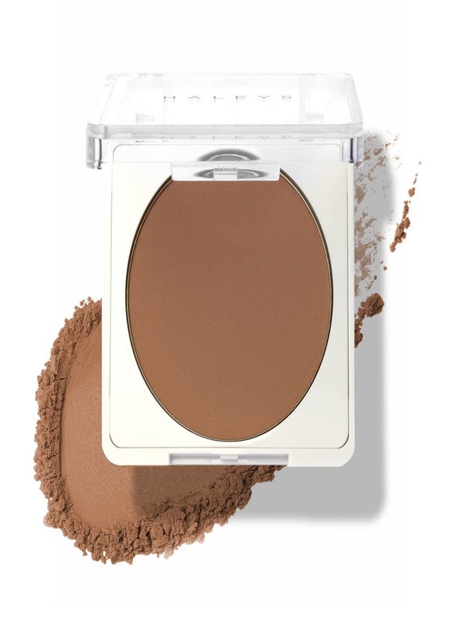 HALEYS Re-sculpt Smoothing Contour Powder (Dark) Lightweight, Non-Caking, Nourishing & Skin-Softening, Infused with Shea Butter & Chamomile Flower Water to Soothe Skin - Image 1