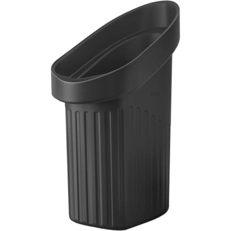 Car Trash Can Bin, Premium Black Leakproof Vehicle Waste Container, Adjustable Straps, Space Saving Auto Dustbin, Dual Compartment, Quick Installation for Interior Organization - Image 1