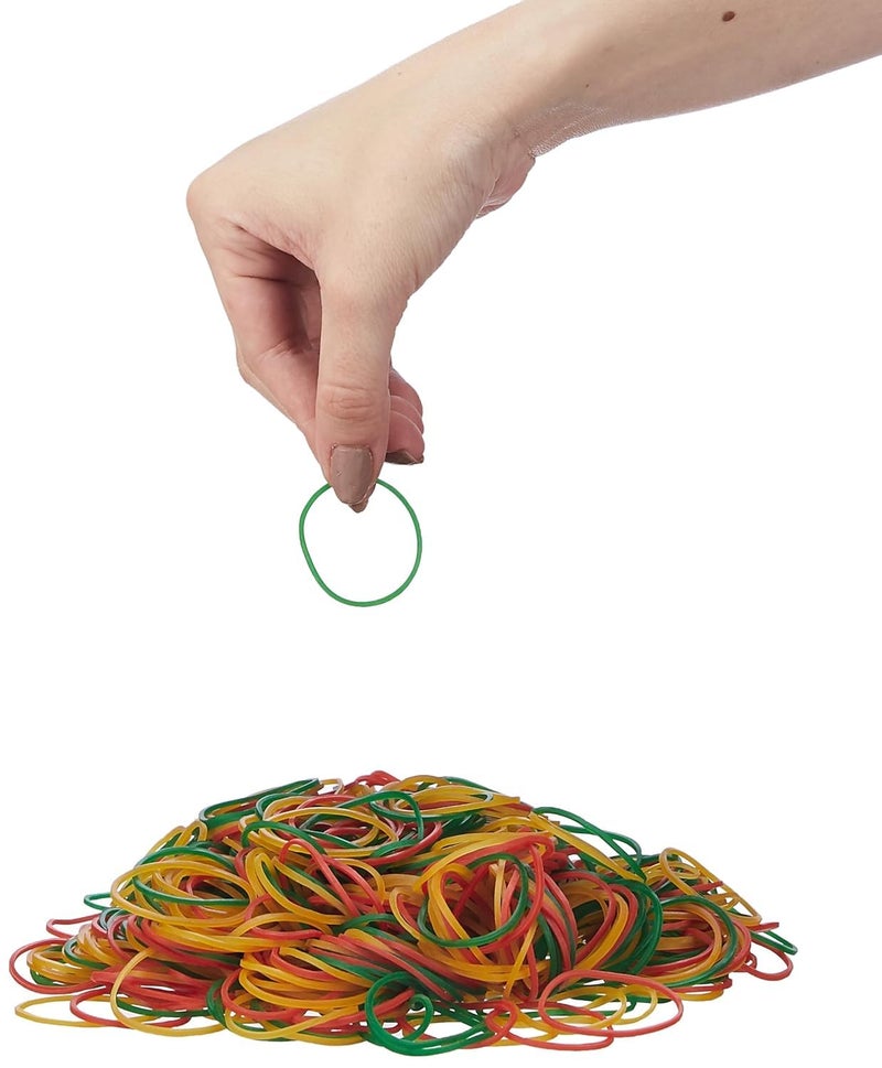 Fliptic Rubber Bands | Enhanced Stretchability and Durability | (Multicolour) (2 inch) - Image 1