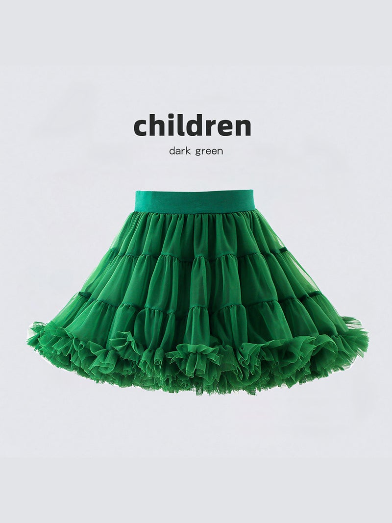 Tutu Skirt Type A Half Skirt For Girls, Second Generation Baby Girl, Stylish One-Year-Old Princess Skirt, Children'S Tutu Skirt, Convex Skirt For Girls - Image 4