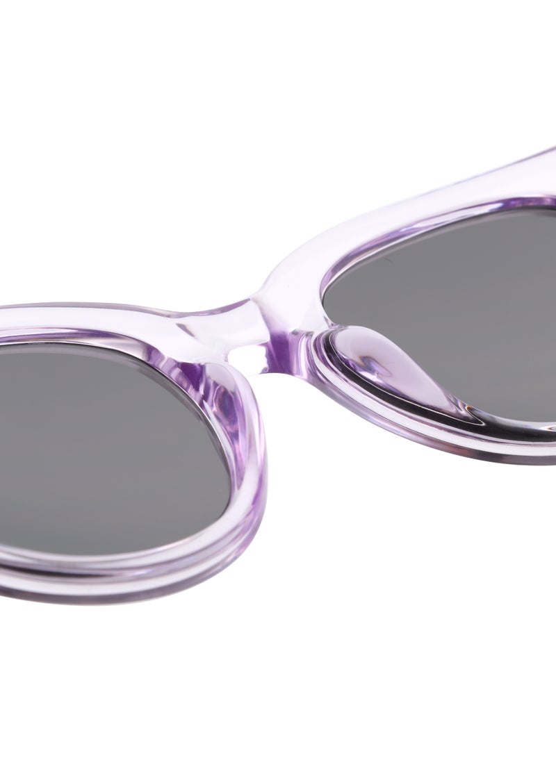 A.Kjaerbede Halo Sunglasses in Lavender Transparent color - Image 4