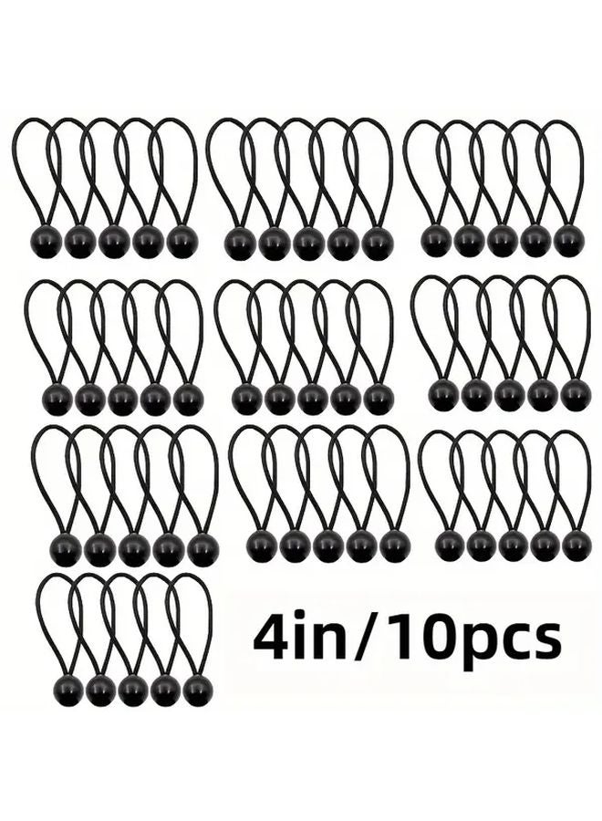 Large Size 10pcs Heavy Duty Elastic Rope Balls 8 Inches for Outdoor Camping - Image 4